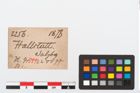 Etikett zu Goldblechzierscheibe (NHMW-PRAE-002256)